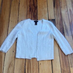 Vintage Ralph Lauren Cream Cardigan Sweater
